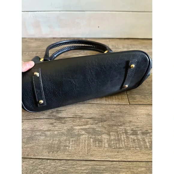 Dooney & Bourke Florentine Leather Satchel Handbag - Picture 2 of 15